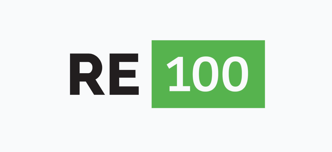 RE100 로고