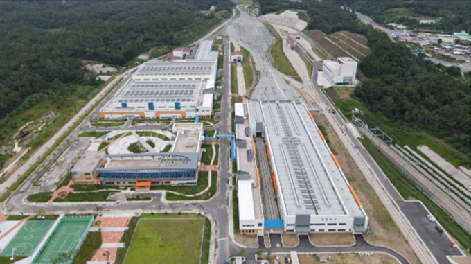 울산 울주군 태양광 발전소 사진