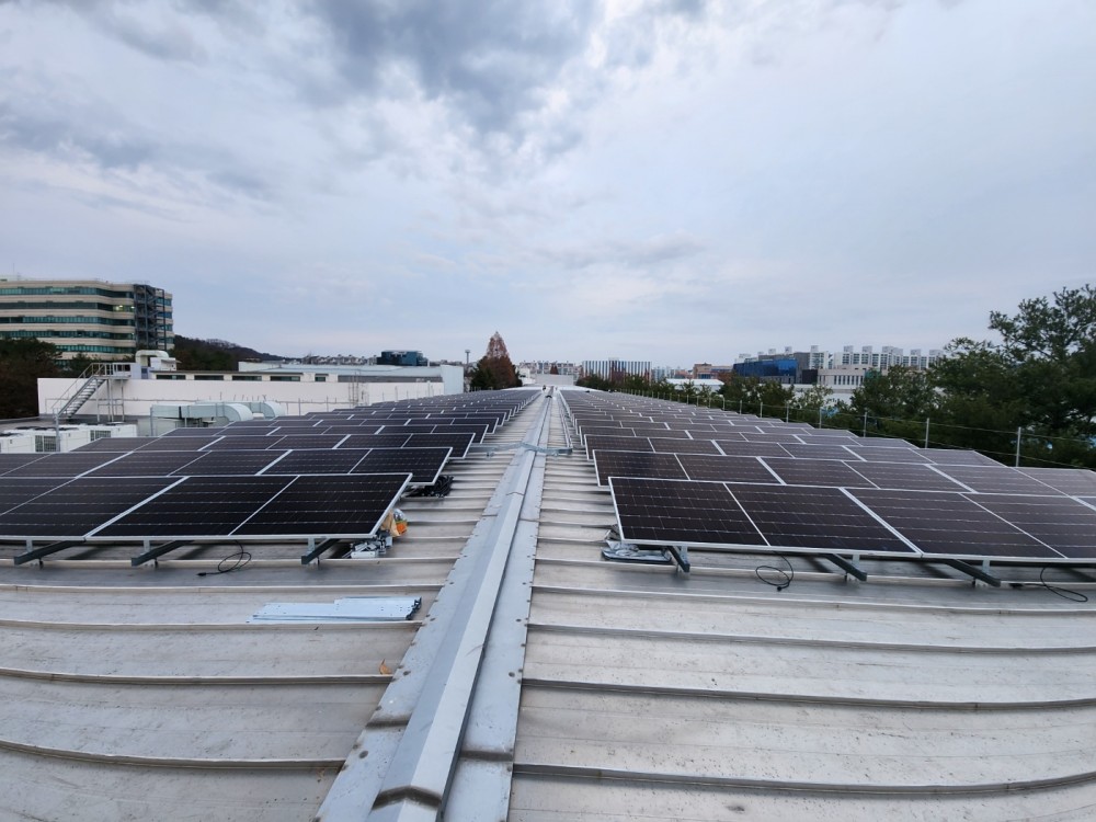 삼성중공업 자가소비 발전소 시공사례 사진